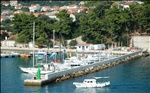 Harbor pier, Rab